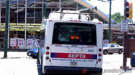 Septa New Flyer E40lfr 803 In Diesel Mode Youtube