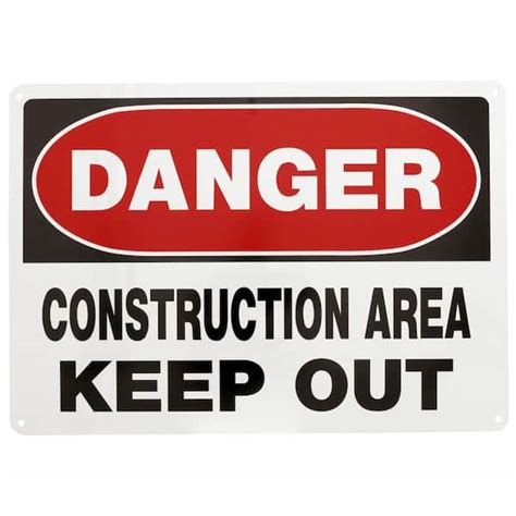 Uniform Safety Signs Construction Site Do Not Enter 600x450 Danger Sign ...