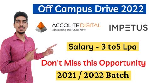 Accolite Recruitment 2022 Impetus Accolite Off Campus Drive 2022