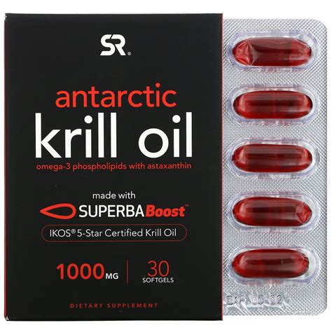 Buy SUPERBA Boost Antarctic Krill Oil With Astaxanthin 1 000 Mg 30