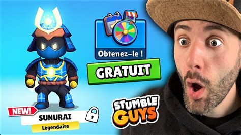 Nouveau Skin Gratuit Sur Stumble Guys Faites Vite Youtube