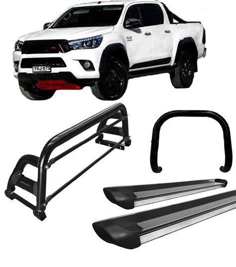 Kit Quebra Mato Estribo Personalizado Santo Antônio H2 Hilux 16 20