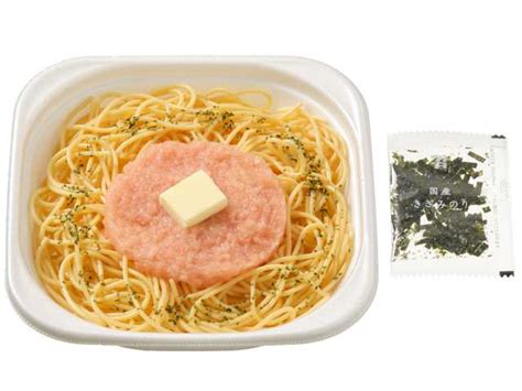 たらことバターのスパゲティ【セブンイレブン】コスパが良いスパゲティです いぬきちのコンビニ飯