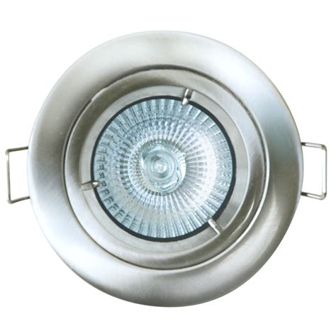 Nelson 12V Brushed Chrome Twist Lock Downlight Bunnings Warehouse