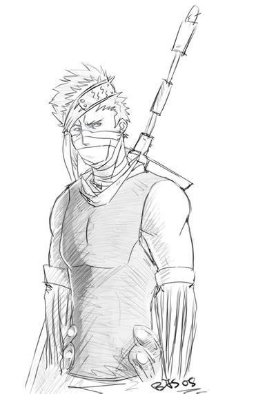 Zabuza Sketch By Fomle Chan On Deviantart