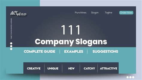 111+ Creative Company Slogans & Taglines - Tiplance