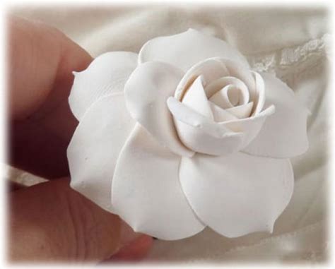 White Gardenia Hair Pin Gardenia Hair Clip Gardenia Hair Flower