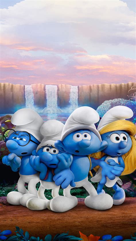 1080x1920 Smurfs The Lost Village Smurfs 2017 Movies Movies