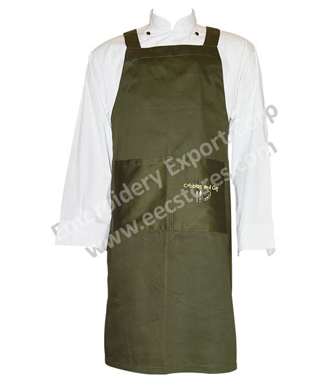 Chef Apron - Machine Embroidered Logo