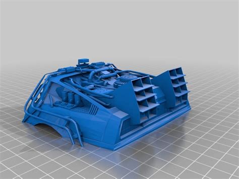 DeLorean Time Machine by Machvolum | Download free STL model | Printables.com