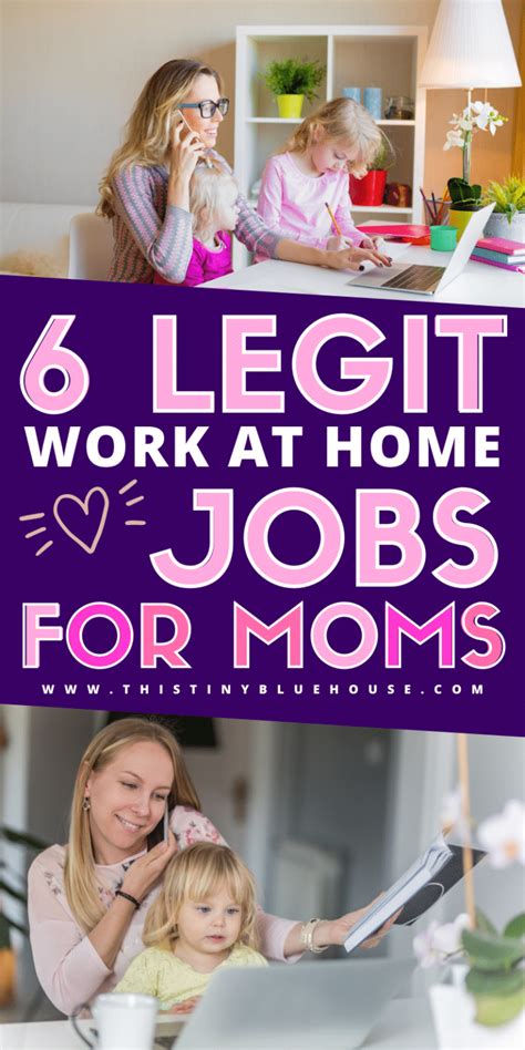 Best Legitimate Work At Home Jobs For Moms This Tiny Blue House