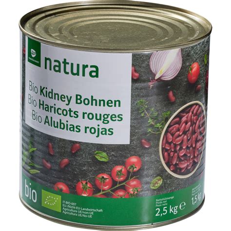 Transgourmet Sterreich Natura Bio Kidney Bohnen Ml