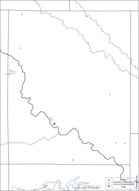 Condado De Linn Mapa Livre Mapa Em Branco Livre Mapa Livre Do Esbo O