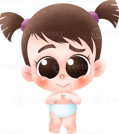 Cartoon Baby Character Cute Baby Png