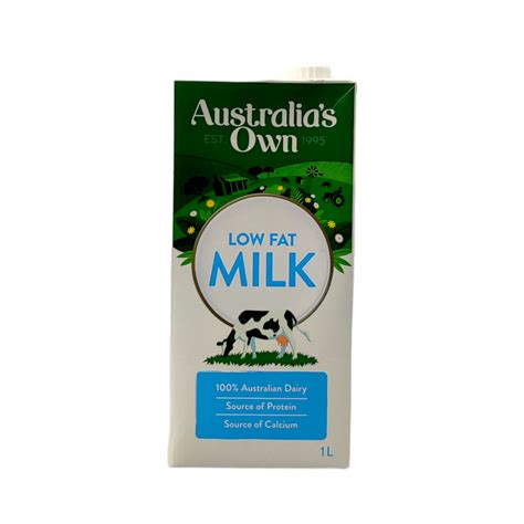 Australias Own Low Fat Milk 1Ltr Shopifull