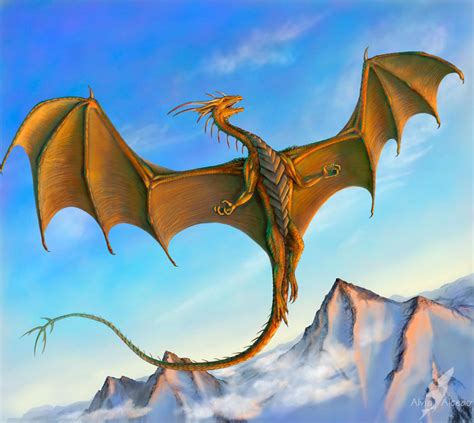 Mountain Copper Dragon By Alviaalcedo On Deviantart