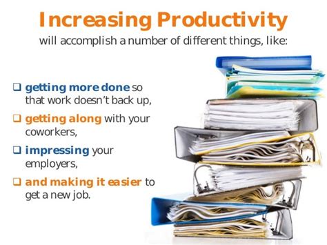 Eight Ways To Increase Productivity