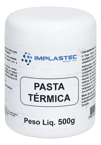 Pasta T Rmica De Silicone Branca Implastec Pote G