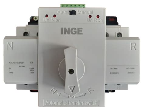 Inge AC 2P Dual Power Automatic Transfer Switch Type C1 100A 220VAC