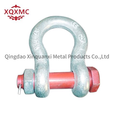 U S Type Bolt Type Amchor Shackle With Safety Pin G Bow Shackle D