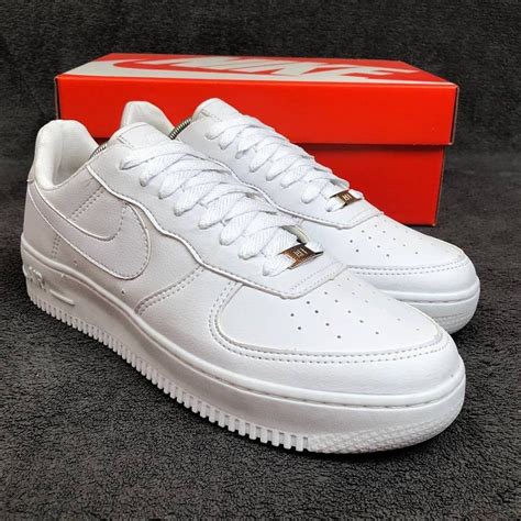 Novidade Na Loja T Nis Nike Air Force Todo Branco Masculino