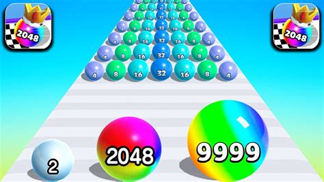 Satisfying Mobile Game Video New Level Ball Run 2048 Going Balls Canvas Run Ios Android Max