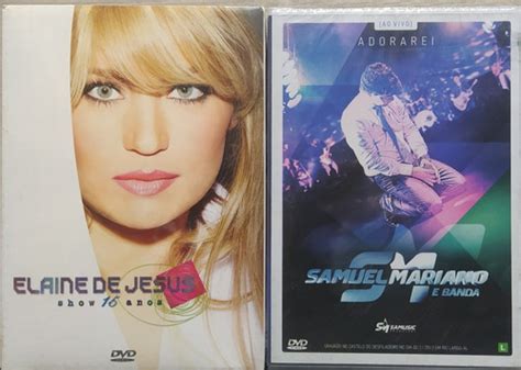 Elaine E Samuel Pacote 2 Dvd Original Lacrado De Fabrica