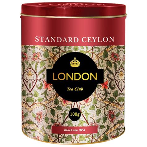 Чай подарочный London Tea Club Standard Ceylon черный 100 г арт. 187402 ...