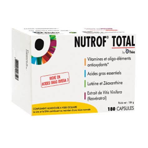 THEA Nutrof Total 180 Capsules Parapharmacie Pharmarket