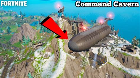 New Command Cavern Location Gameplay Fortnite Looting Guide Youtube