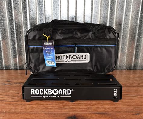 Rockboard DUO 2 0 B Pedalboard With Gig Bag Reverb