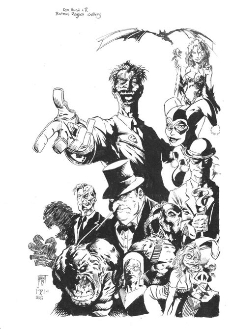 Batman Rogues Gallery Inks By Crakoa On Deviantart