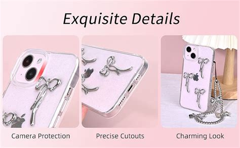 Ownest Compatible Avec Coque Iphone Pro Max Mit Pendentif Cha Ne