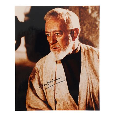 Lot 1367 - Alec Guinness-autographed Photo | STAR WARS: A NEW HOPE (1977)