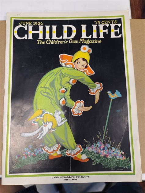 Vintage June 1926 Child Life Magazine Hazel Frazee Cover Etsy