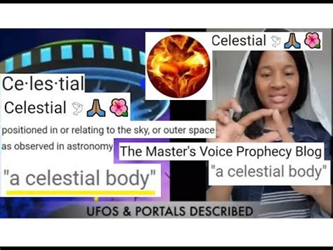 Celestial The Master S Voice Prophecy Blog What Kinda Prophet Is