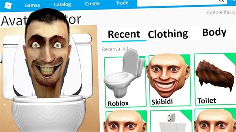 Je CrÉer Le Profil Du Skibidi Toilet Sur Roblox Youtube