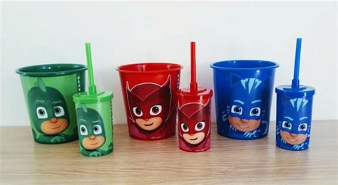 Kit festa 2pç BALDINHO E COPINHO PJ MASK VÁRIOS TEMAS Elo7