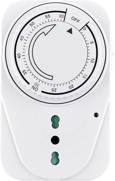 Electraline 58114 Mini Programmatore Timer Meccanico Giornaliero Spina