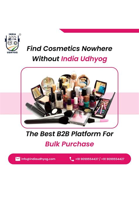 Find The Best Cosmetics Products Online In Bulk On India Udhyog By