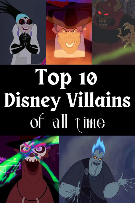 Top 10 Disney Villains of All Time - Inspiring Magical Memories