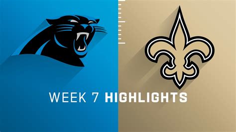 Carolina Panthers vs. New Orleans Saints highlights | Week 7