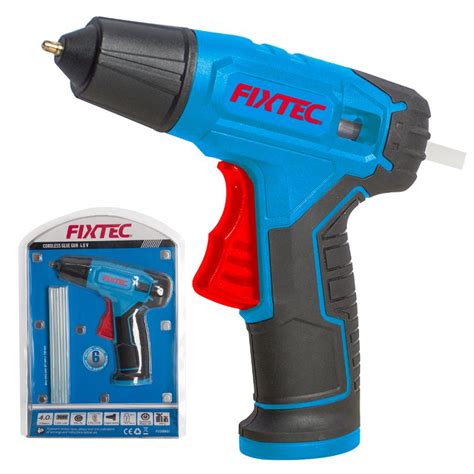 Fixtec 3 6V Hot Melt Glue Gun With Stick Cordless Rechargeable 1500mAh Li Ion Battery Power