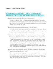 UNIT 2 LAB QUESTIONS Art And World Cultures CH Docx UNIT 2 LAB