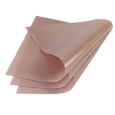 Pcs Feuille De T Flon X Cm R Utilisable R Sistant Tapis De Cuisson