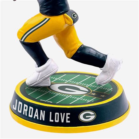 Jordan Love Green Bay Packers Field Stripe Bighead Bobblehead FOCO