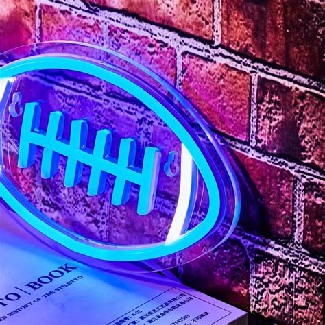 Backboard Led Neon Light American Football Online Switch 5v Temu