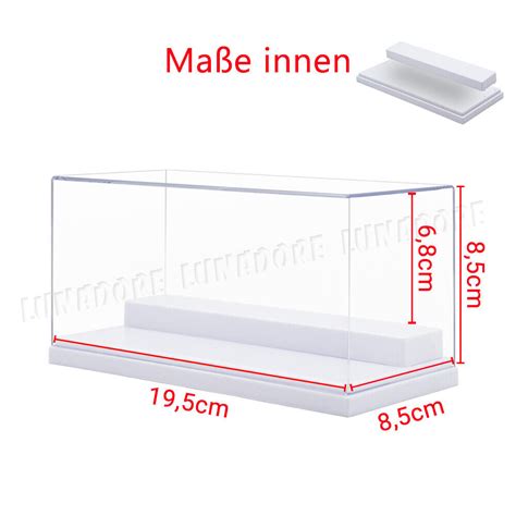 Stufen Vitrine Acryl Schaukasten Display Vitrinen Gro Box