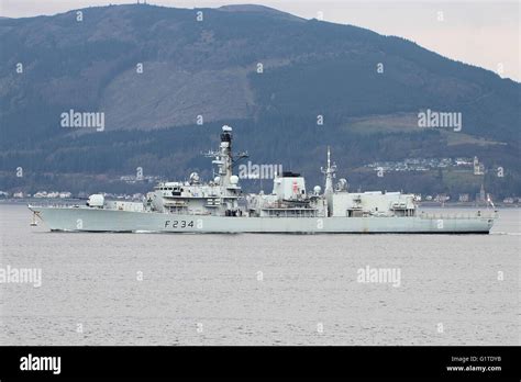 HMS Iron Duke (F234), a Type 23 (or Duke-class) frigate of the Royal ...