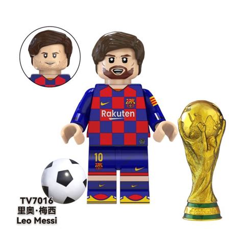 Sport Soccer Lionel Messi TV7016 Minifigures - Brixtoy